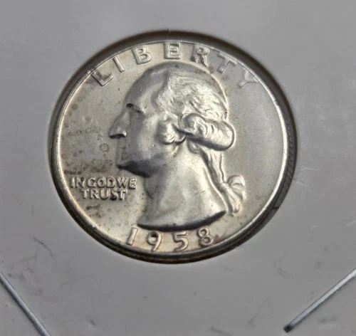1958 CH BU Washington Quarter (B13)