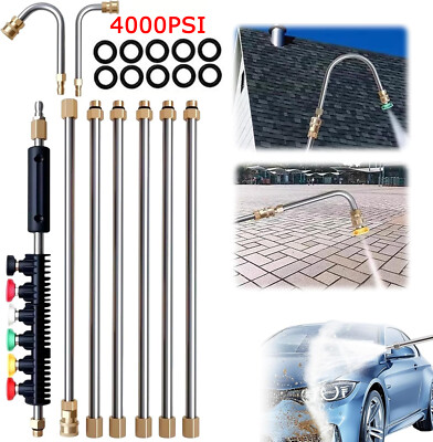 120 inch Pressure Washer Extension Wand, Replaceable Upgraded Power Washer Lance