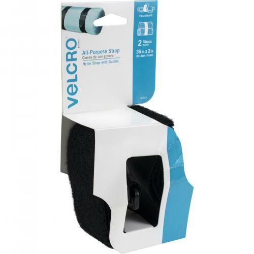 Klettverschluss Klettband 36 x 2 Zoll Riemen, 2er Pack, schwarz (90440) - Bild 2 von 2