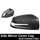 Dry Real Carbon Fiber Side Mirror Full Cover Caps Shell Fits 10-13 W221 S550 S63