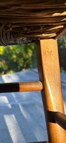 Arts & Crafts Cotswold School Ladderback Child’s Arm Chair Ernest GIMSON Design - Picture 11 of 23
