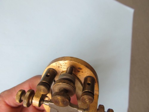 E.F. Johnson 590 Brass Morse Code Key - Zdjęcie 7 z 9