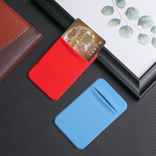 Men Sticker Adhesive Case Cell Phone Wallet Cellphone Pocket Phone Card Holder - Picture 11 of 20