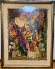 Roy Fairchild "Princess" Silkscreen Print 81/385 Signed COA Framed Large