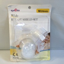 Spectra Baby Wide Breast Shield Kit Size M/24mm Brand New In Package NIB