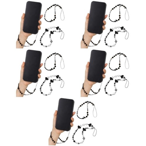 2 Pcs Decorations Universal Hanging Chains Phone Beads Straps - Zdjęcie 3 z 12