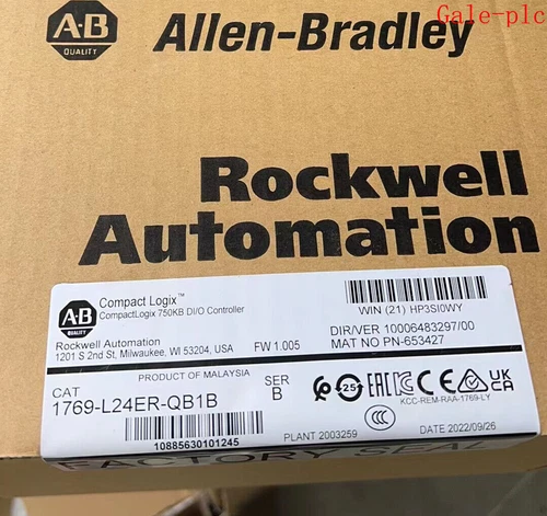 New Factory Sealed 1769-L24ER-QB1B /B CompactLogix Controller Fast Shipping US