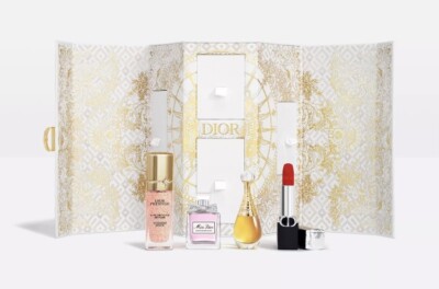 Dior 4-teiliges Geschenkset LIMITED Edition Neu Parfum Hautpflege Make Up Originalverpackt
