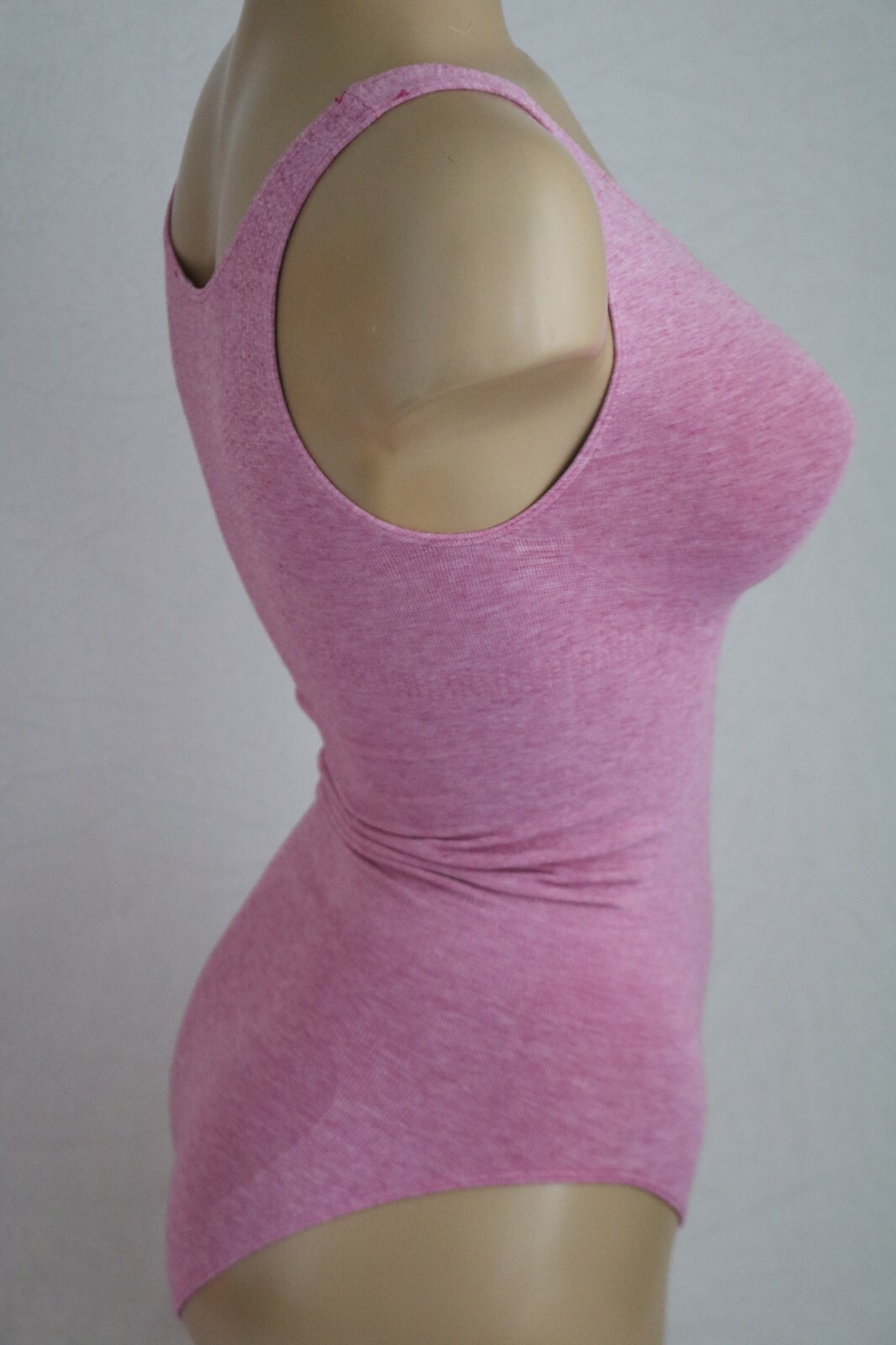 ♥Schlankstütz Body L 42/44 rosenpink *MELIERT m. KASCHMIR u. VISKOSE* SK2♥ ♥Schlankstütz Body L 42/44 rosenpink *MELIERT m. KASCHMIR u. VISKOSE* SK2♥