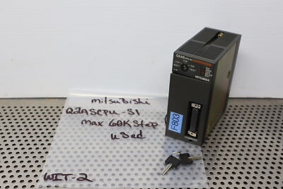 Mitsubishi Q2ASCPU-S1 CPU Unit Max 60KSTEP Used With Warranty