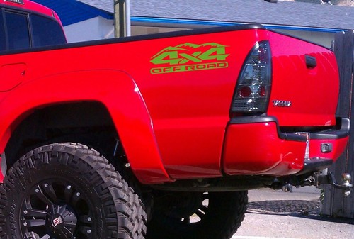 4X4 OFF ROAD STICKER DECAL TRUCK FIT FORD F150 CHEVY TOYOTA TACOMA TUNDRA RAM MT - Foto 31 di 34