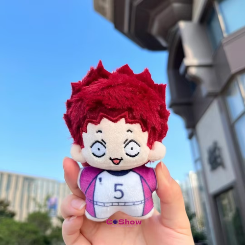 New Anime Haikyuu!! 4 Tendou Satori Plush Keychain Pendant Starfish Body Keyring - Picture 2 of 13