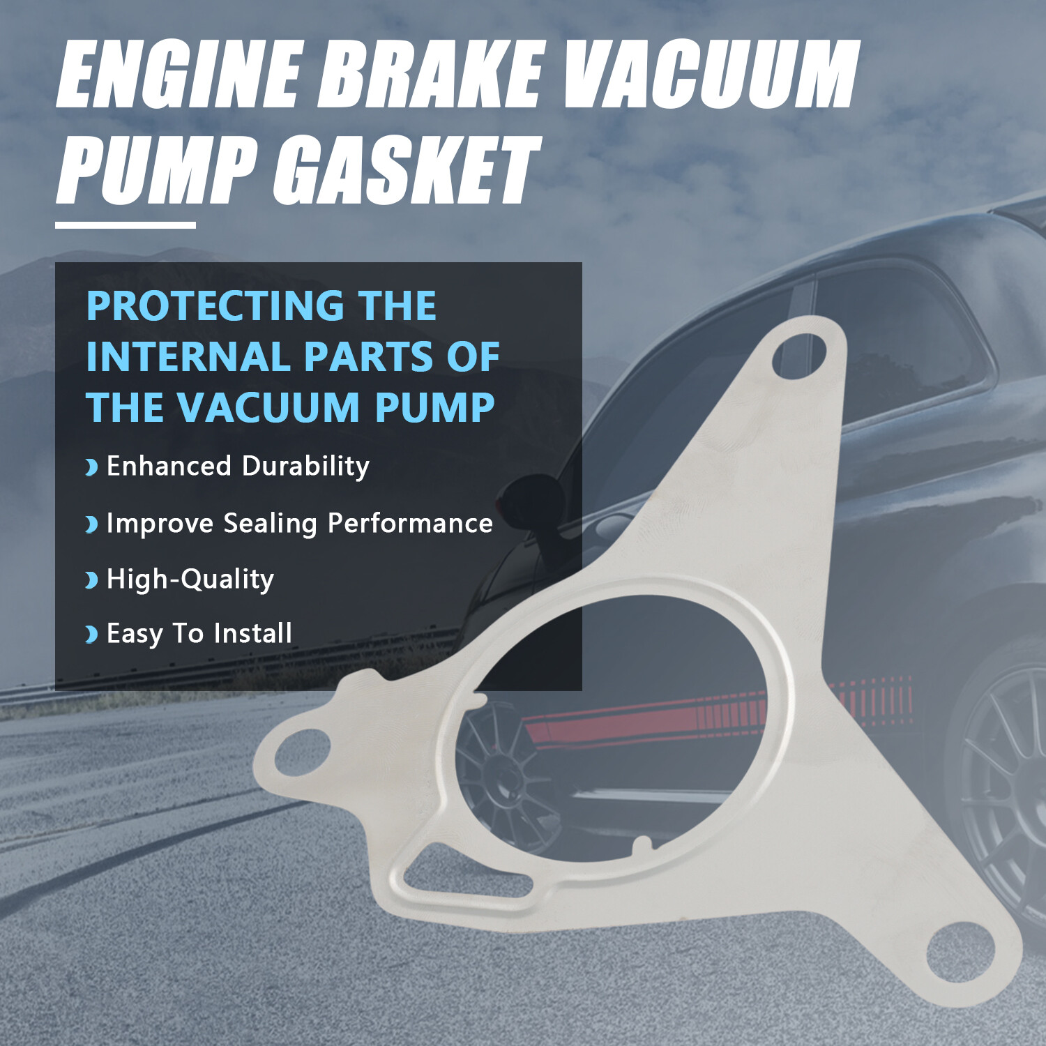 Engine Vacuum Pump Seal Gasket Replace Fit for 2012 Fiat 500 1.4L L4