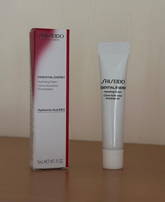 SHISEIDO ''Essential energy'', 5 ml Hydrating Cream, NEU & UNGEÖFFNET