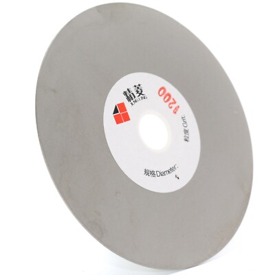 1200 Fine Diamond coated 6'' inch Flat Lap wheel Lapidary lapping Grinding disc
