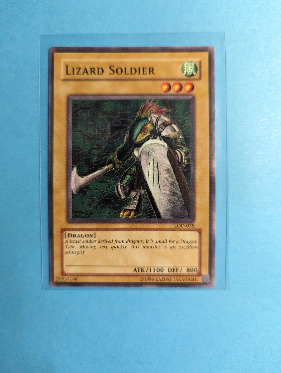 Yu-Gi-Oh! TCG Lizard Soldier Legacy of Darkness LOD-038 Unlimited