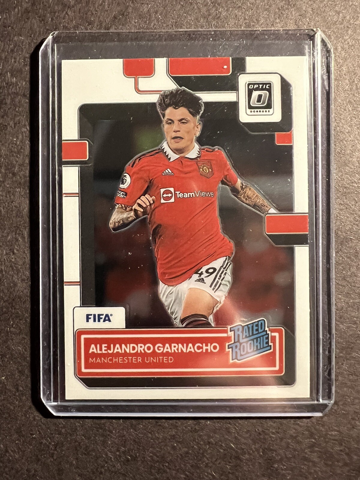 Alejandro Garnacho 2022-23 Donruss Optic RR RC #199