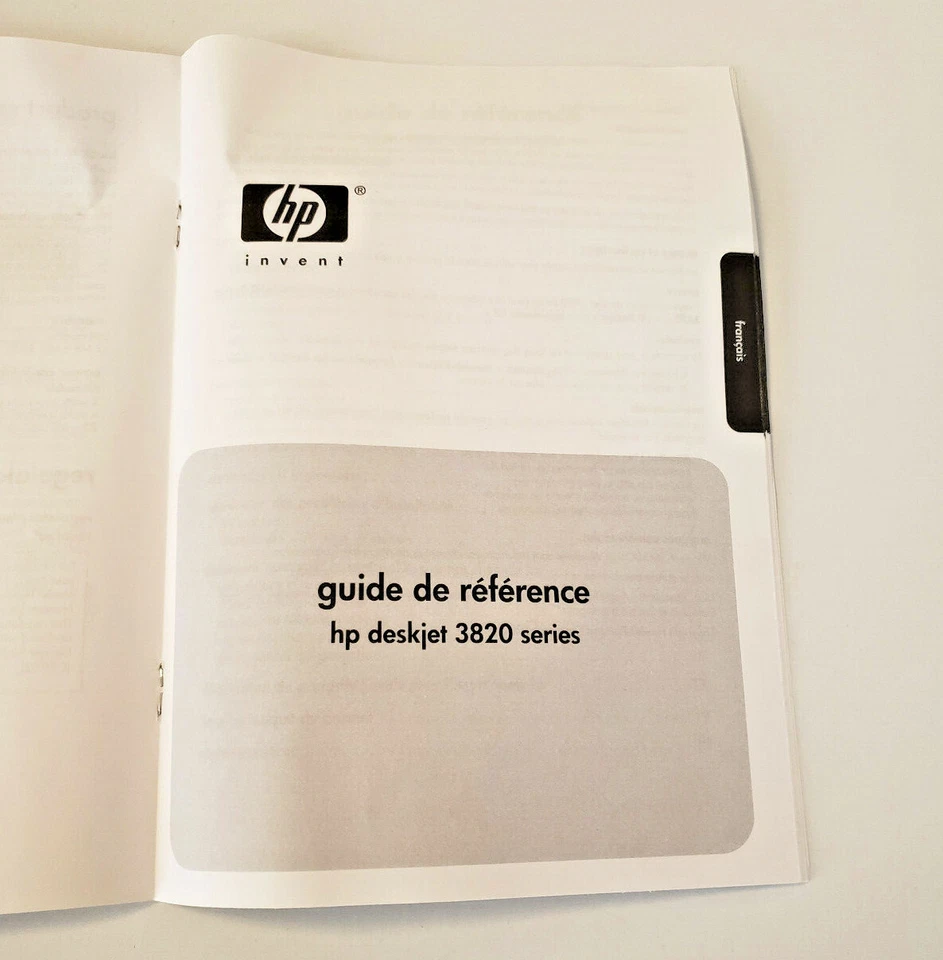 HP DeskJet 3820 Series Reference Guide with CD C8952-90009 - Image 4 of 4