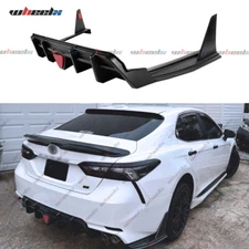 For Toyota Camry SE XSE 2018-2023 Yofer V2 Rear Bumper Diffuser + Corner Aprons