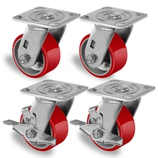 4 Inch Caster Wheels Heavy Duty,Capacity800-3200LB