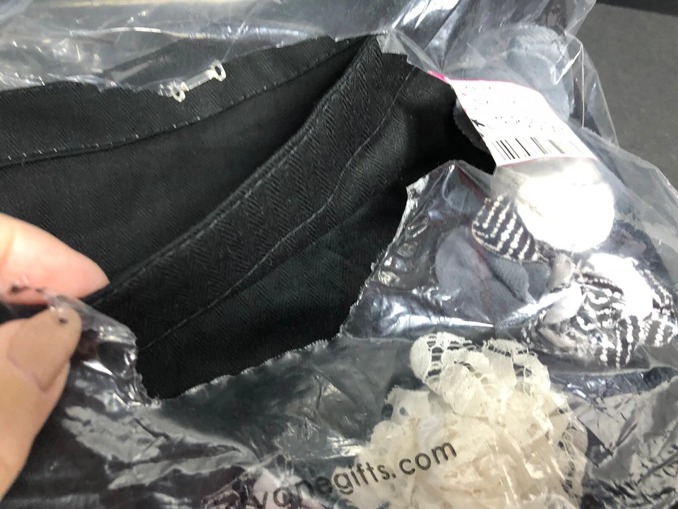 2 Faldas Monedero Thirty One Negro Blanco Flores y Gris Floral Paisley Nuevo Paquete Abierto Foto 4 de 4