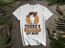 Disney Toy Story Woody Theres A T-shirt T shirt Men Women Unisex Tshirt K420