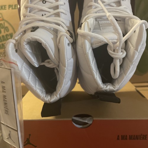 Size 10.5W/9 Men - Jordan 12 Retro SP A Ma Maniere White 2023 - Picture 6 of 13