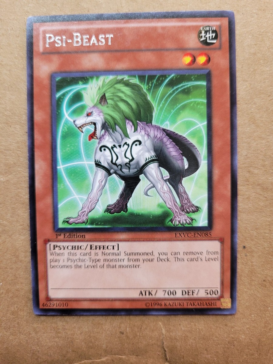 Yu-Gi-Oh Psi-Beast EXVC-EN085 1st Edition Rare NM/LP BULK