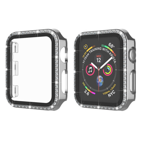 Apple Watch Series 6 5 4 3 2 SE Bling Case Displayschutzfolie 42/38/40/44mm Cover - Bild 49 von 72