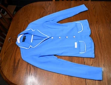 Spooks, tech softshell show coat hunt jacket, medium blue, Large