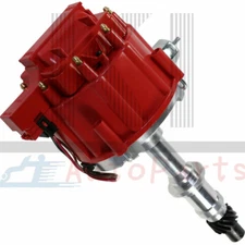 For Pontiac 301 326 389 400 421 428 455 V8 Engines HEI Distributor Red Cap New