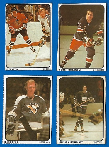 1974-75 LIPTON SOUP NHL HOCKEY CARD ERROR & VARIATION + RED WALLET 1-50 SEE LIST - Picture 304 of 322