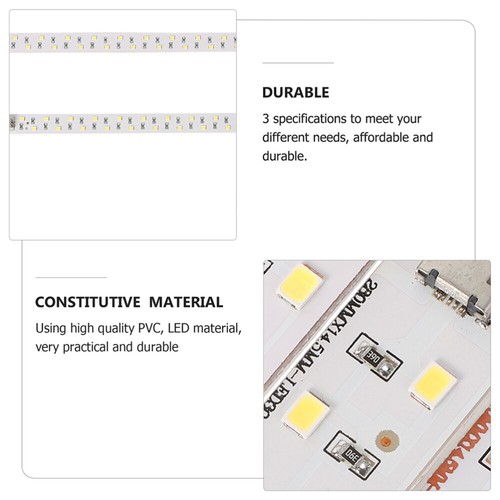 2 Pcs Soft Box LED Light Strip Photo Studio Accessory Photography Backdrop Lamp - Picture 2 of 12