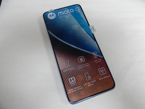 Motorola Moto G Stylus 5g 2023 XT2317DL 64GB (TracFone) Blue FREE BUNDLE - NEW - Picture 2 of 3