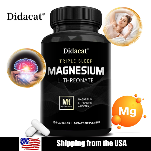 Magnesium L-threonate capsules support nervous relaxation improve sleep quality