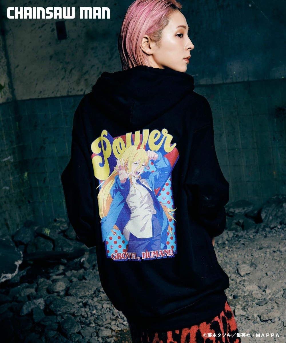 Chainsaw Man Power Hoodie glamb Black Japan limited New | eBay