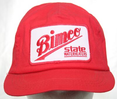 Vtg Bimco State Water Heaters Patch Snapback Cap Hat North Carolina Made In Usa Ebay