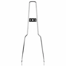 Gasbox Chrome Square Top Chopper Sissy Bar Round Fender Box Tail Light