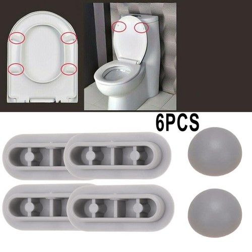 6 St??ck/Set WC-Sitz Sto?feste Puffer Sto?f?nger Ersatzpolster Zubeh?rteile Neu - Picture 6 of 24