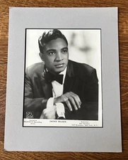 JACKIE WILSON Brunswick Records 5/25/1960 Vintage Original "PoPsie" Promo Photo