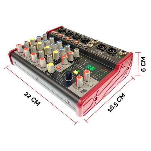 E-lektron AIM-68 6 Channel Analog Console streaming mixer USB Audio Interface - Picture 4 of 6
