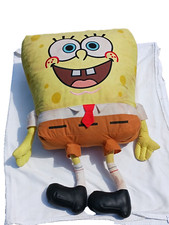 SpongeBob Squarepants Jumbo LG 26  Cuddle Plush Viacom Nickelodeon 2002 Vintage