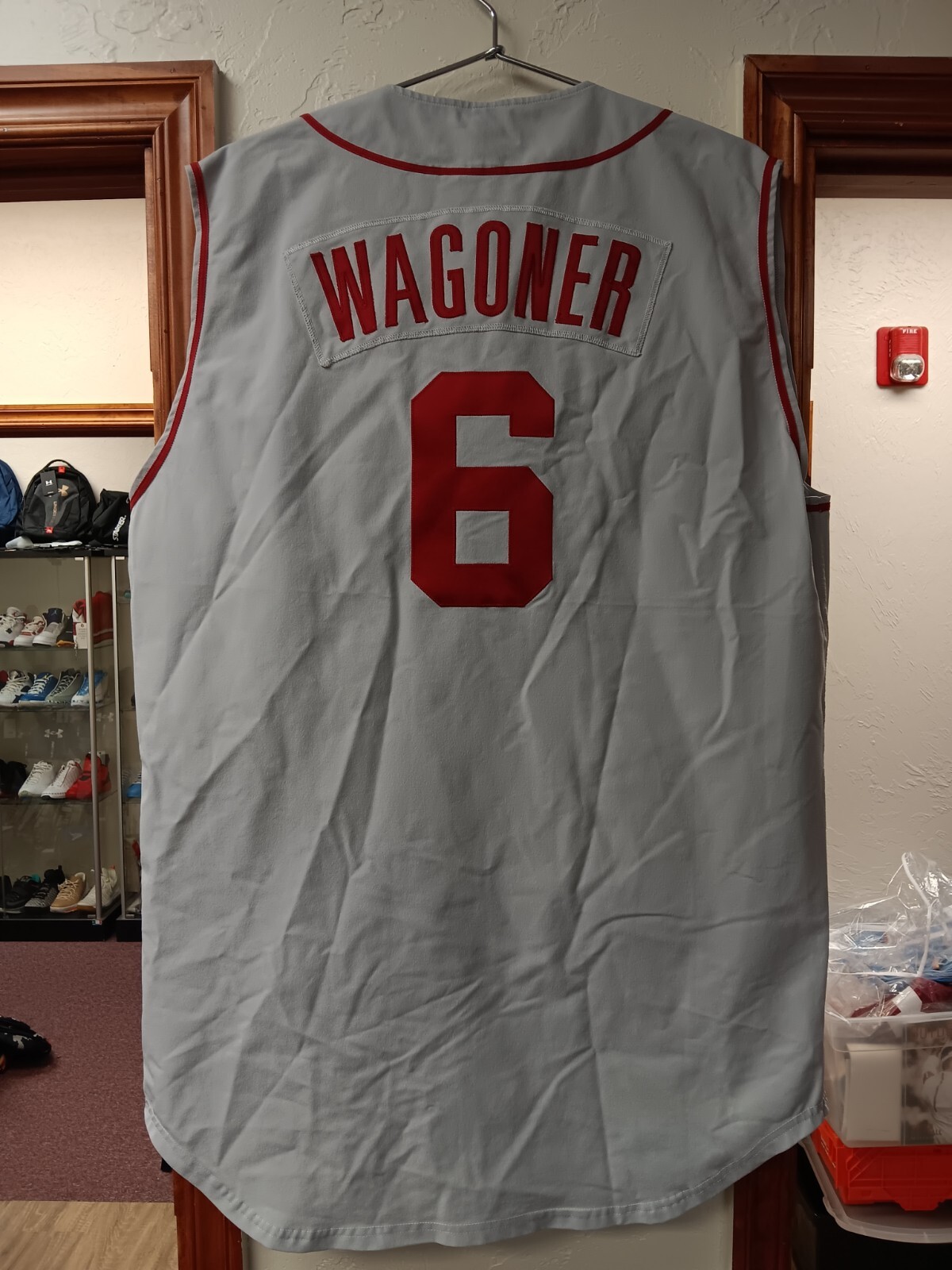 Oklahoma Sooners Team Issued Game Worn Baseball Jersey 6 Chandler