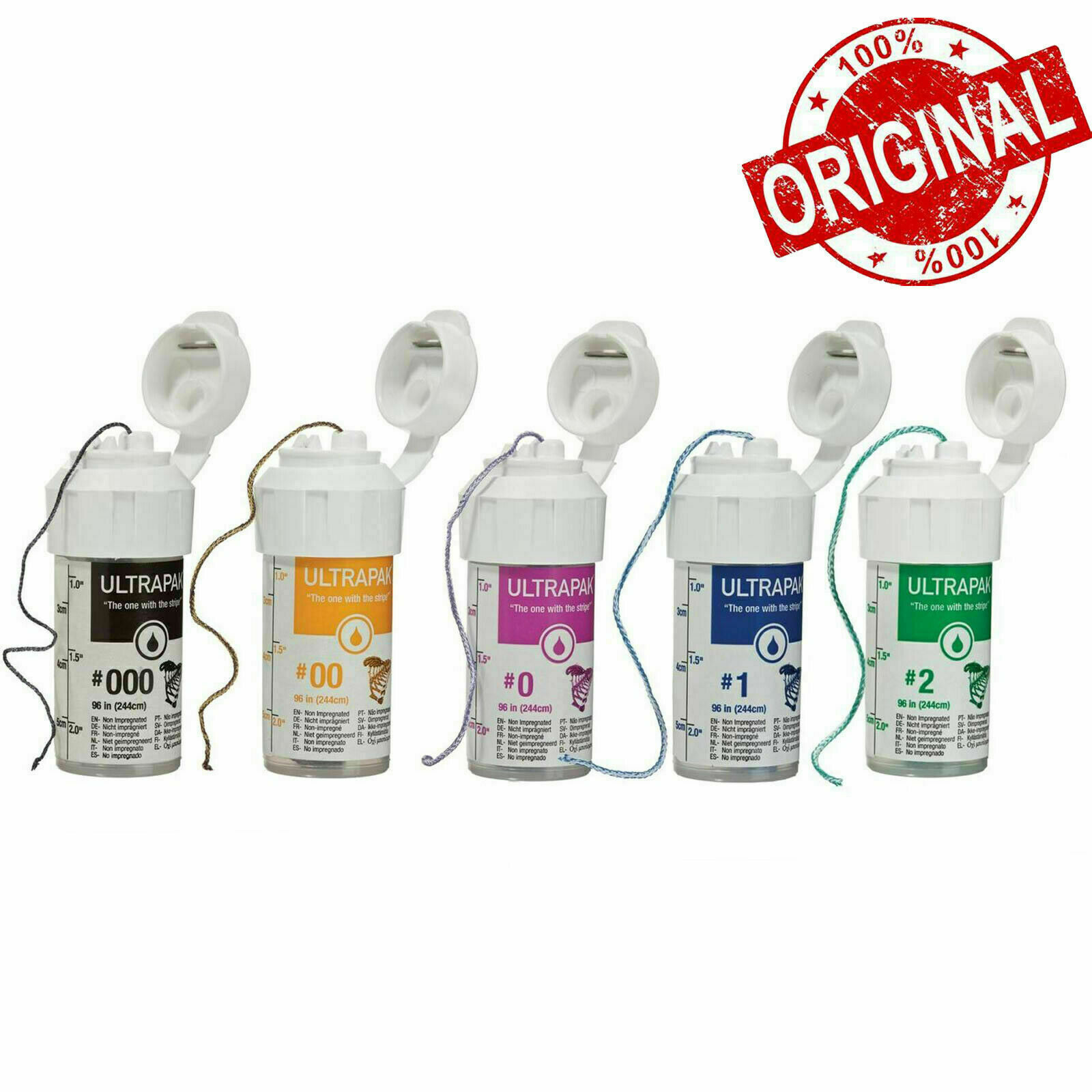 Ultrapak Dental Gingival Retraction Knitted Cord Ultradent Size0,00,000,1,2 eBay