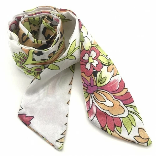 Tuch Seidentuch Tasche Schal Satin Band Haarband Schleife Bandana Krawatte   - Bild 7 von 26