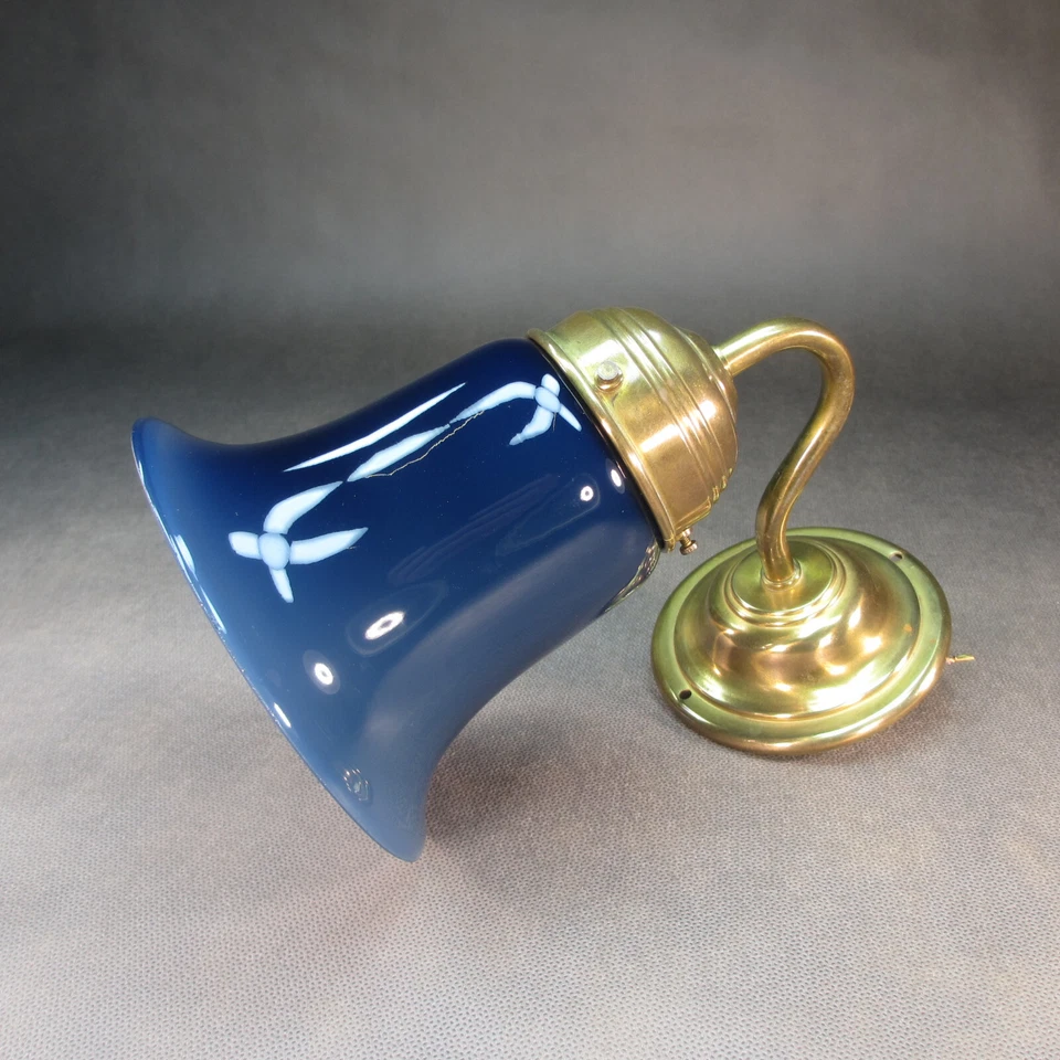 Engl. Messing Wandlampe Vintage Lampe Spiegel Wandleuchte Antik Stil Flurlampe - Bild 2 von 4