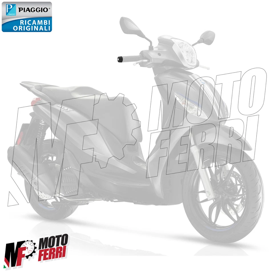 MF6437 Bilanciere Terminale Nero Originale Piaggio Medley 125 150 mod 2016/2024 - Immagine 3 di 4