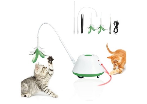 Magic Tail Katzenspielzeug Catch Me If You Can LED-Licht Neu Katze interaktiv - Bild 2 von 6