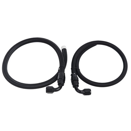 6AN Power Steering Pump Hose Kit Compatible Chevy C10 LS Swap Connects GM Type 2 - Foto 14 di 18