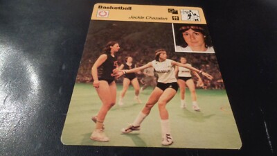 Carte De Basket Sportscaster 1978 – Jackie Chazalon – #18-20 – Non Gradée
